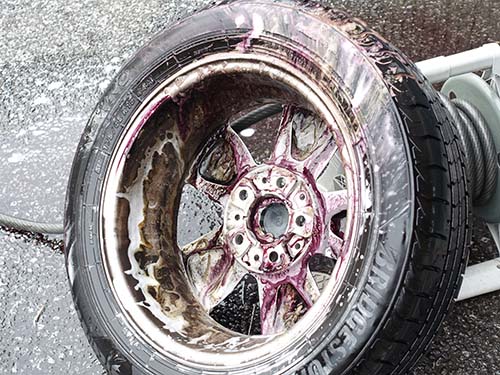 アルミホイール洗浄