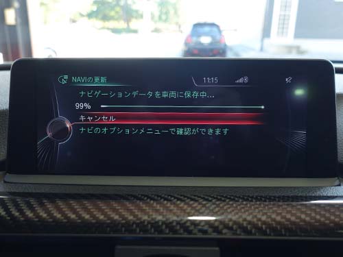 BMW 3シリーズ F30 地図バージョンアップ