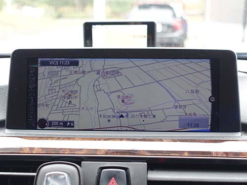 ナビ案内とGPS受信