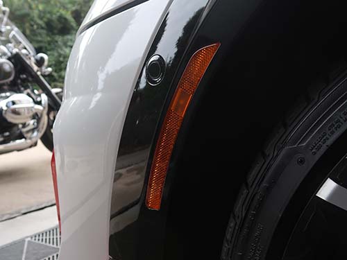F67 JCWコンバーチブルに純正USサイドマーカー付フェンダー装着