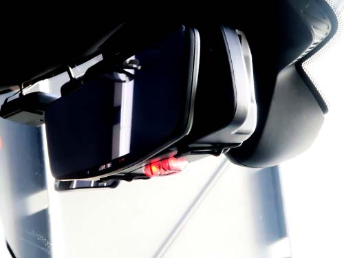 “アラーム装着車のような点滅”を再現