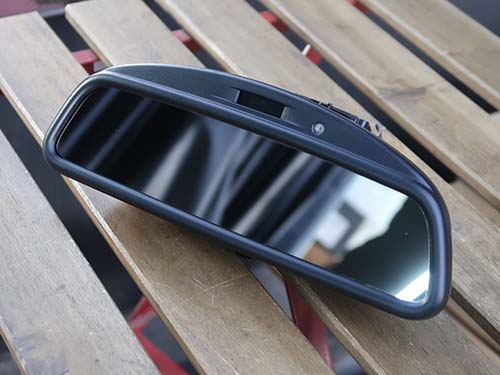 ミニ純正中古ETC内蔵ルームミラーを使用して交換修理