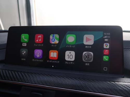 BMW F36 カープレイ有効化+フルスクリーン化