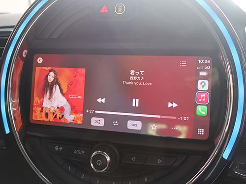 MINI F54 クラブマン カープレイ フルスクリーン化