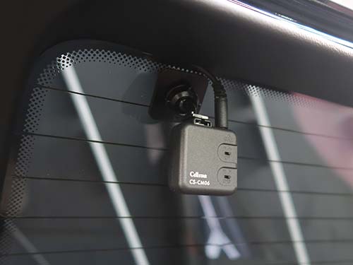 デジタルミラータイプの前後2カメラドライブレコーダー