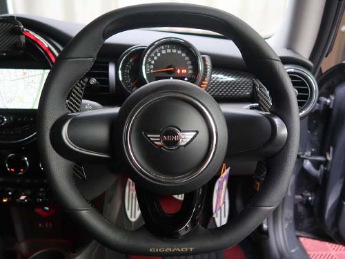 MINI F56 パドルシフト後付