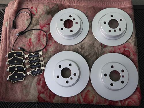 DIXCEL製PDローター・Mタイプ低ダストパッド・センサーへ一式交換