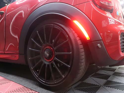 ライコウ製USサイドマーカー用全面発光LEDユニットの組み込み