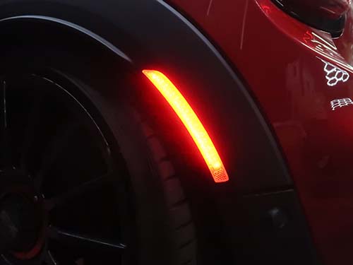 ライコウ製USサイドマーカー用全面発光LEDユニットの組み込み