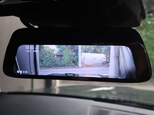 車両CANデータも記録する唯一のデジタルミラー