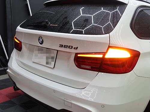 LCIテールライトを正常動作させるためのコーディングと配線点検