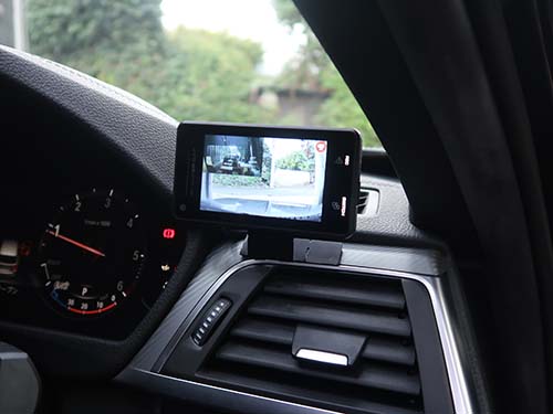 レーダー情報やドラレコ映像を直感的に確認しやすい配置