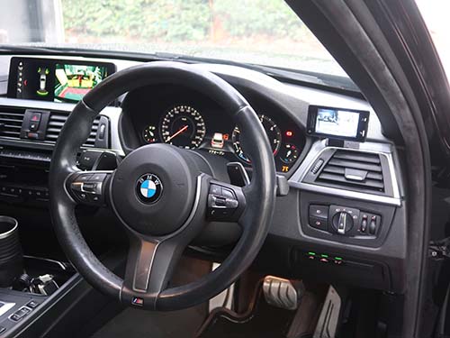 BMW F31 ドライブレコーダー付レーダー探知機装着