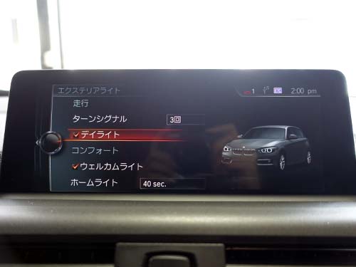 BMW F20 1シリーズ コーディング|デイライトメニュー項目追加