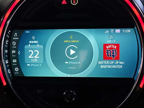 認証コード方式で純正Apple CarPlayを有効化