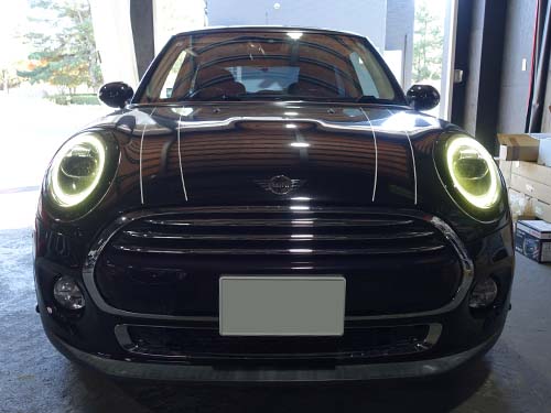 白く明るいリングライトの発光を回復させる