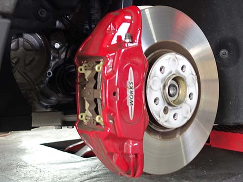 MINI F56 JCW GP3 ブレーキパッド交換