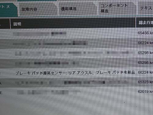 専用診断機（ISTA）で車両診断を実施