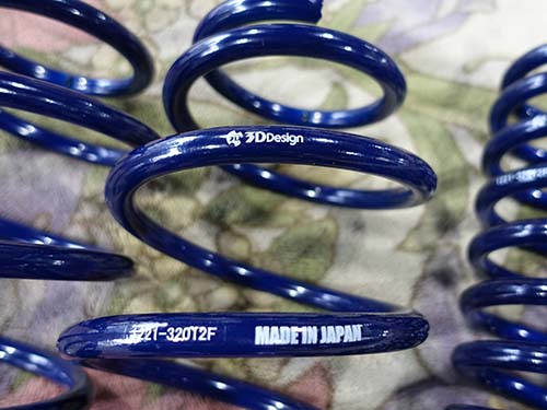 3Dデザイン製ローダウンスプリング
