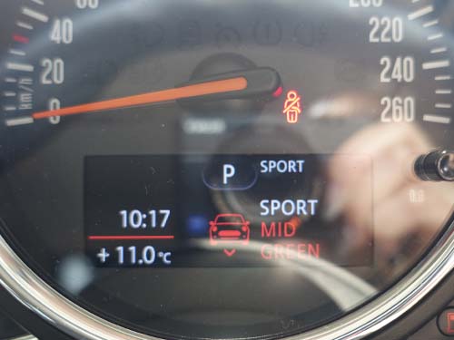 MINI F55 クーパー ドライビングモード後付