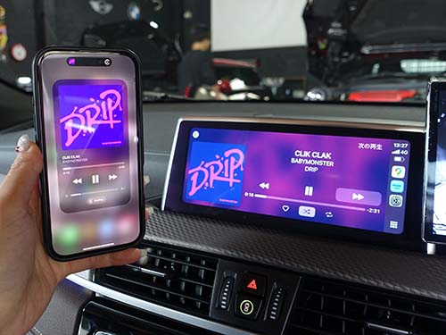 CarPlay画面を横いっぱいに広げられる フルスクリーン表示