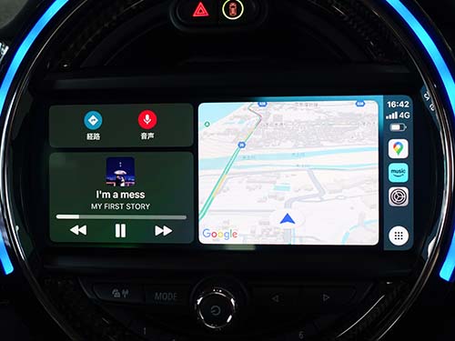 カープレイ有効化 & フルスクリーン化