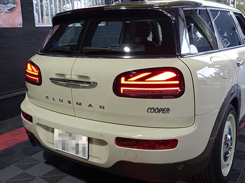MINI クラブマン F54 ユニオンジャックテール後付