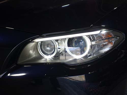 BMW 5シリーズ F10 ヘッドライト修理