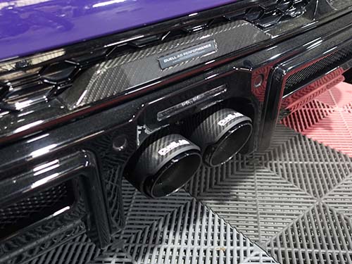 MINI コンバーチブル F57 DuelL AGカーボンマフラーテール装着