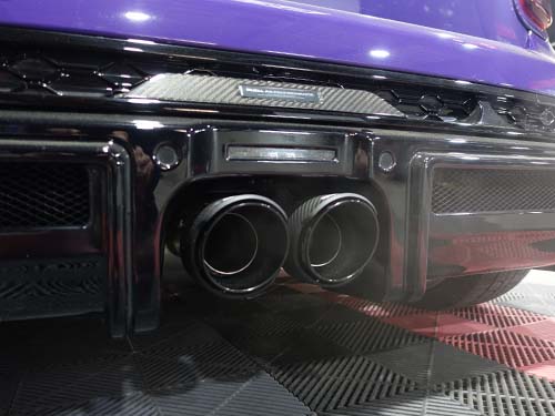 MINIコンバーチブル F57 DuelL AGカーボンマフラーテール装着