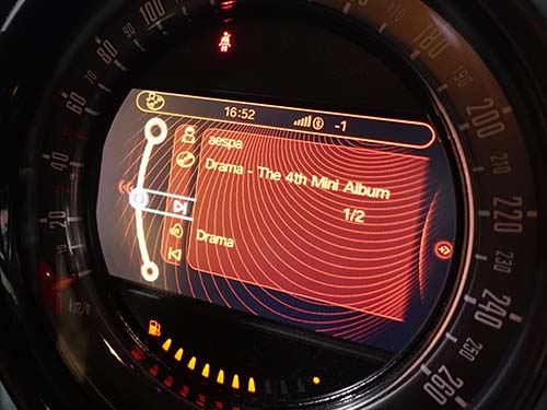 MINI クロスオーバー R60 ブルートゥースオーディオ有効化