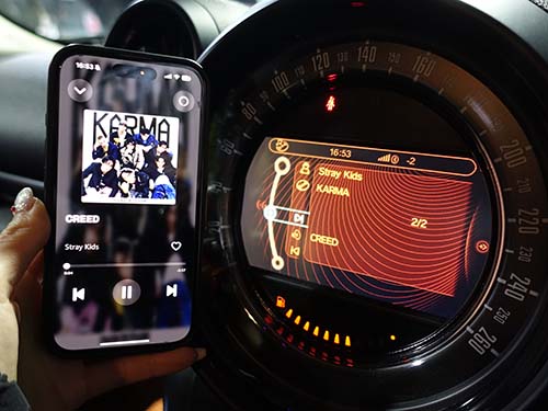 MINI クロスオーバー R60 ブルートゥースオーディオ有効化