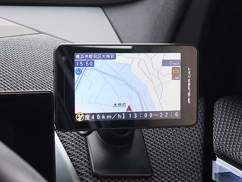 レーザー/レーダー探知機 ZK3100の動作チェック