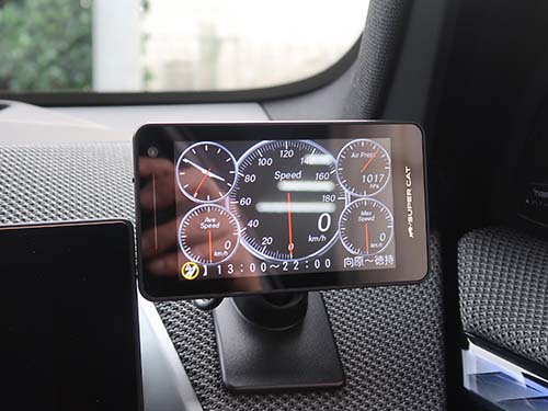 レーザー/レーダー探知機 ZK3100の動作チェック