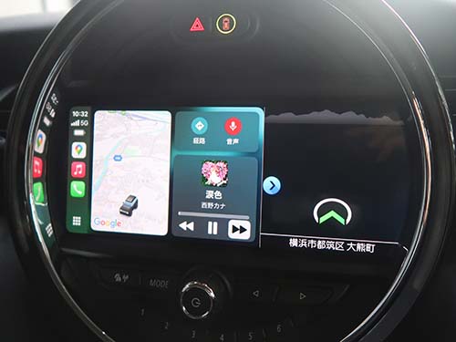 2/3画面表示でCarPlayが利用可能
