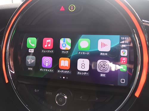 Apple CarPlayの再有効化 を実施