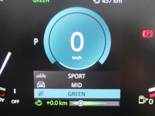 グリーンモード時のアイドリングストップ強制オンを無効化