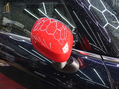 ドアロック時のドアミラー格納時間を0秒に設定