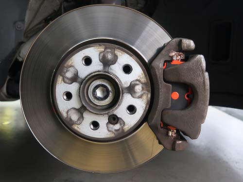 GLAD製低ダストブレーキパッド へ交換