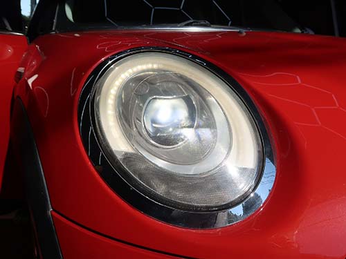 ロービーム・ハイビームすべて正常点灯を確認