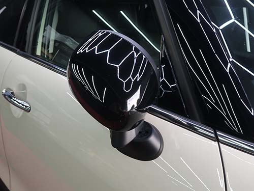 MINI F55 クーパーD コーディング施工|ドアロック時のドアミラー格納時間変更(0秒化)