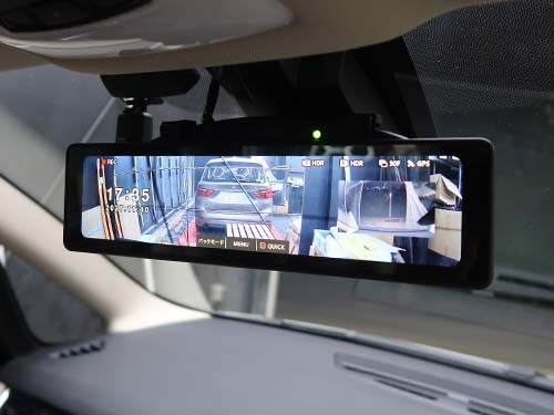 セルスター製デジタルミラー型ドライブレコーダー「CS-2000SM」