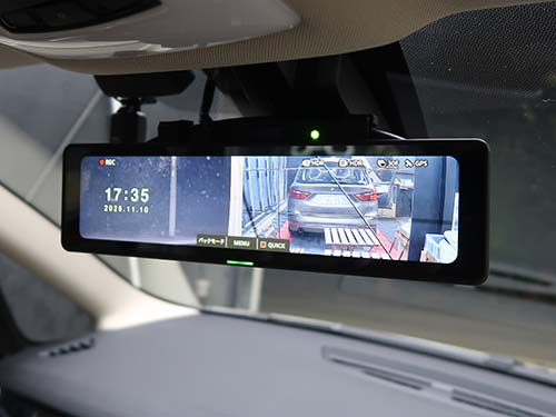 セルスター製デジタルミラー型ドライブレコーダー「CS-2000SM」