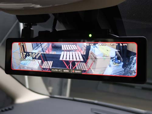 セルスター製デジタルミラー型ドライブレコーダー「CS-2000SM」