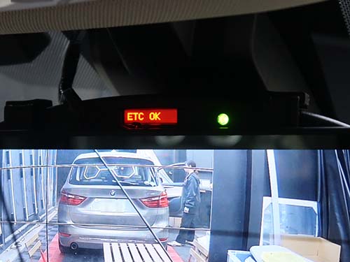 BMW F46 デジタルミラードラレコ装着