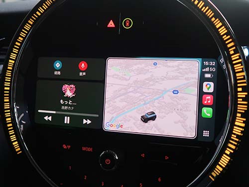 LCI2 F55 クーパー カープレイをフルスクリーン表示