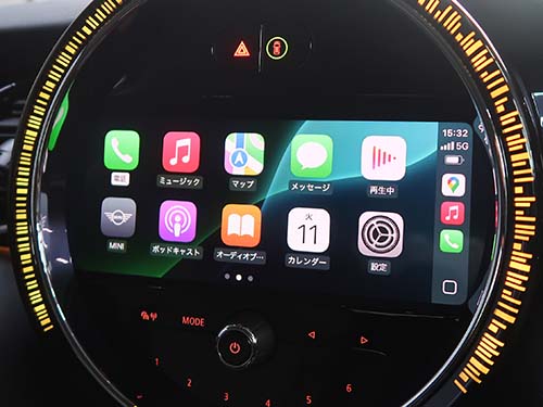 LCI2 F55 クーパー カープレイをフルスクリーン表示