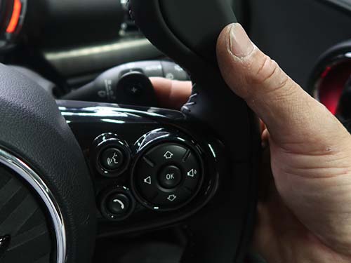 パドルシフト付YOURSステアリング後付装着