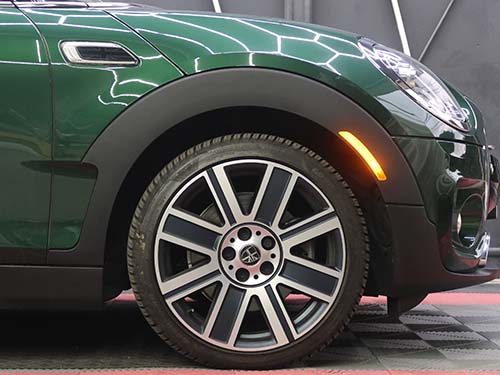 USサイドマーカー付フェンダー & RAIKO製USサイドマーカー全面発光ユニット の装着