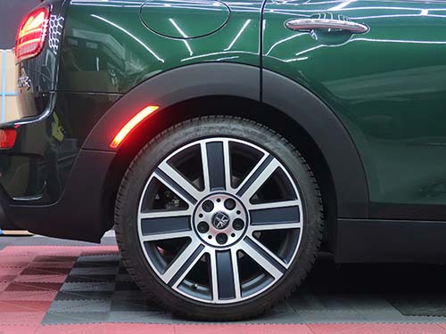 USサイドマーカー付フェンダー & RAIKO製USサイドマーカー全面発光ユニット の装着